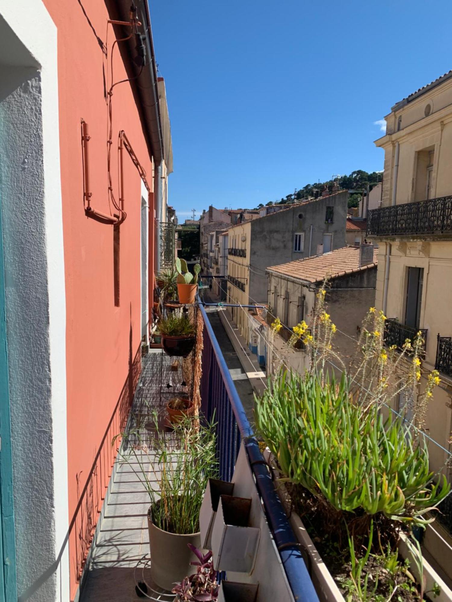 Appart Central A Sete Avec Balcon Bagian luar foto