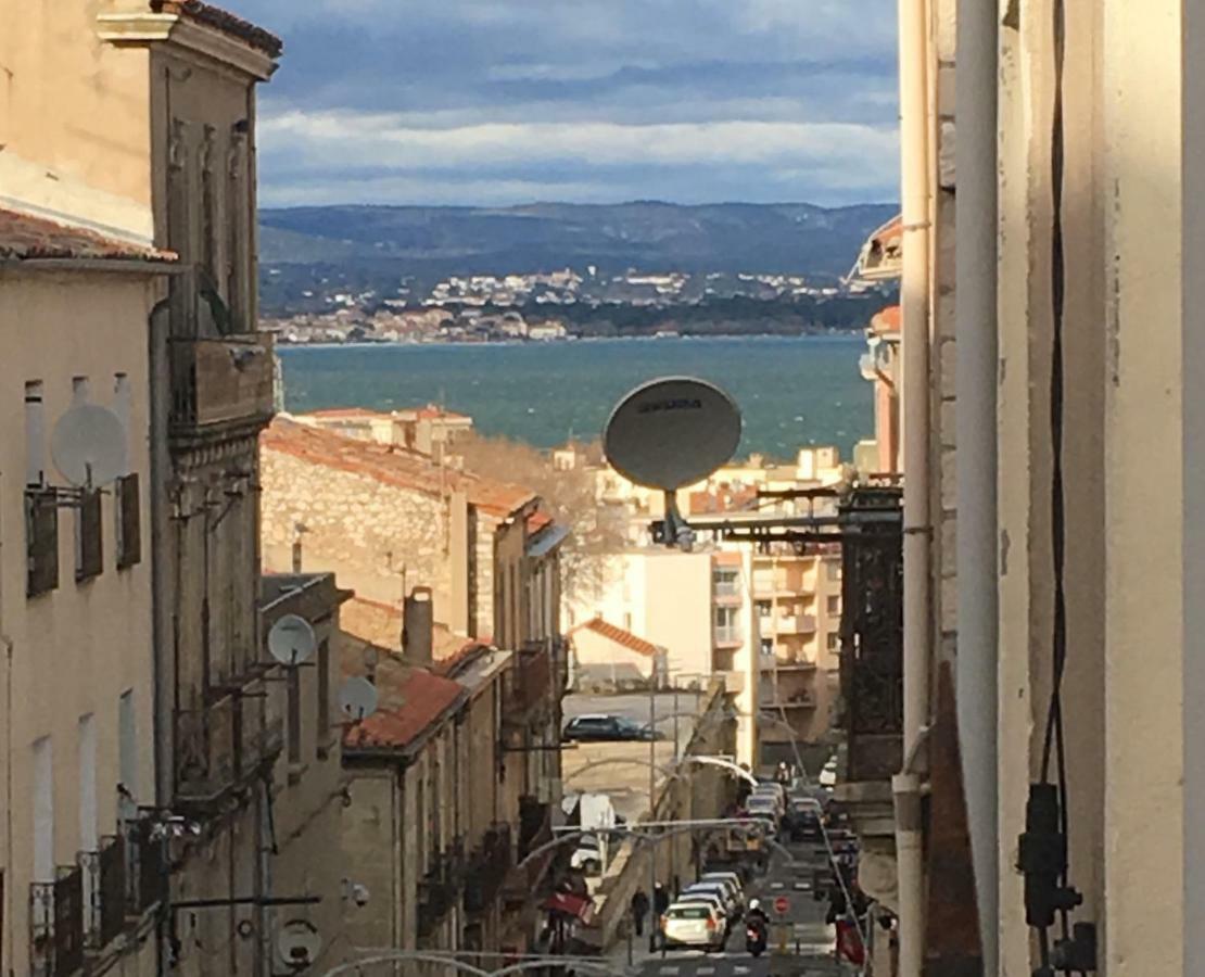 Appart Central A Sete Avec Balcon Bagian luar foto